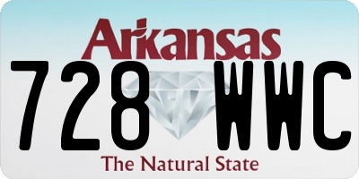 AR license plate 728WWC