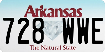 AR license plate 728WWE