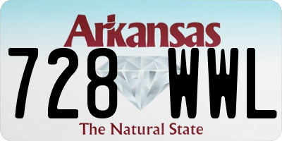 AR license plate 728WWL