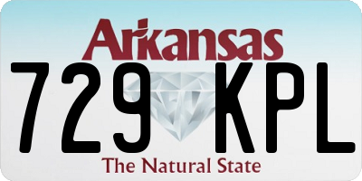 AR license plate 729KPL