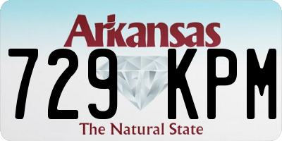 AR license plate 729KPM