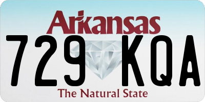 AR license plate 729KQA