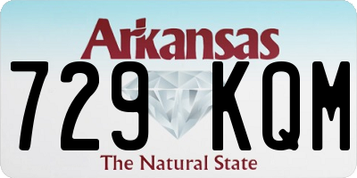 AR license plate 729KQM