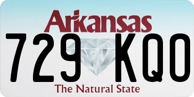 AR license plate 729KQO