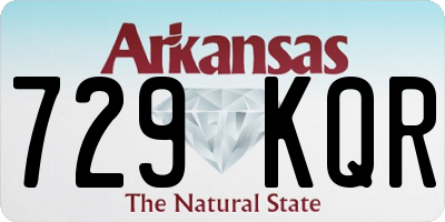 AR license plate 729KQR