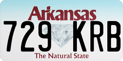 AR license plate 729KRB