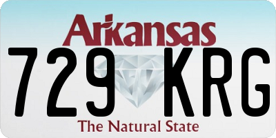 AR license plate 729KRG