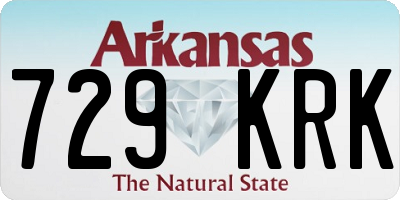 AR license plate 729KRK