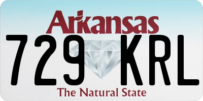 AR license plate 729KRL