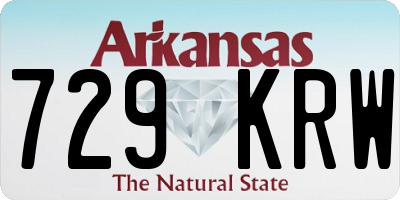 AR license plate 729KRW