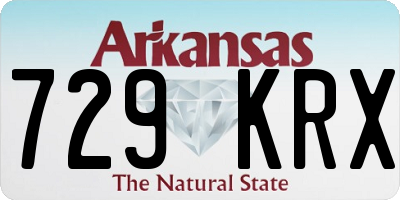 AR license plate 729KRX