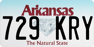 AR license plate 729KRY