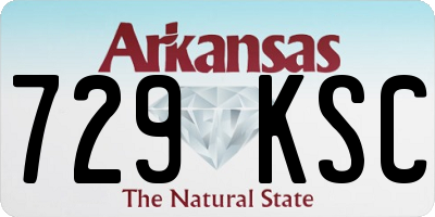 AR license plate 729KSC
