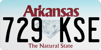 AR license plate 729KSE