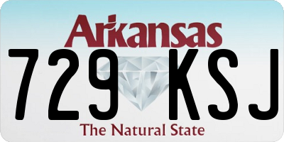 AR license plate 729KSJ
