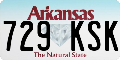 AR license plate 729KSK
