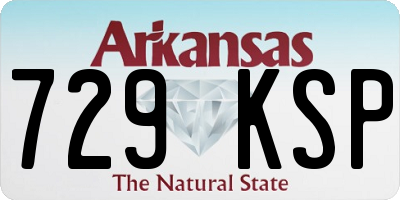 AR license plate 729KSP
