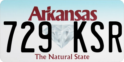 AR license plate 729KSR