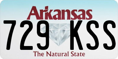 AR license plate 729KSS