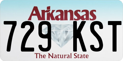 AR license plate 729KST