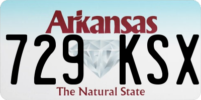 AR license plate 729KSX