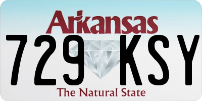AR license plate 729KSY