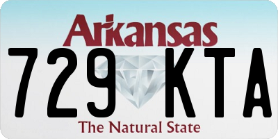 AR license plate 729KTA