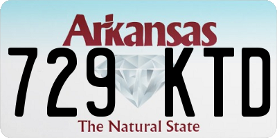 AR license plate 729KTD