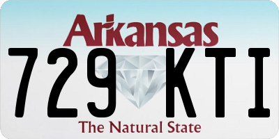 AR license plate 729KTI