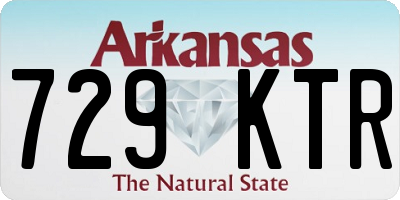 AR license plate 729KTR