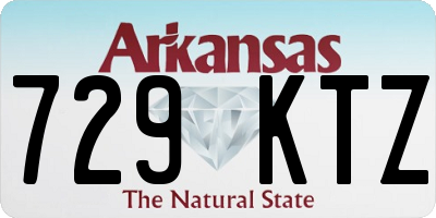 AR license plate 729KTZ