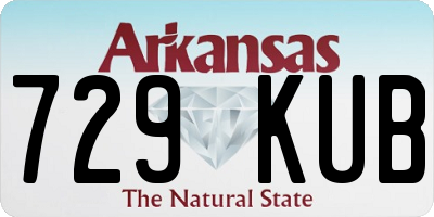 AR license plate 729KUB