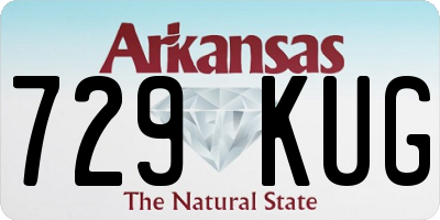 AR license plate 729KUG