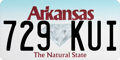 AR license plate 729KUI