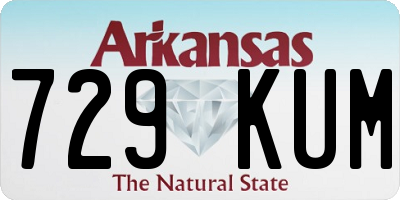 AR license plate 729KUM