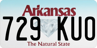 AR license plate 729KUO