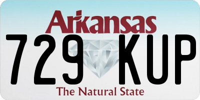 AR license plate 729KUP