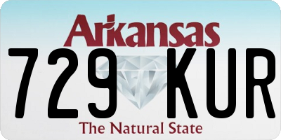 AR license plate 729KUR
