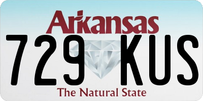 AR license plate 729KUS