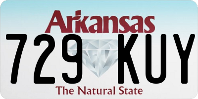 AR license plate 729KUY