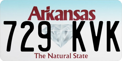 AR license plate 729KVK