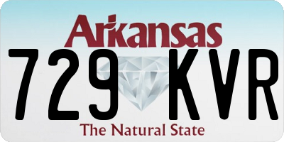 AR license plate 729KVR