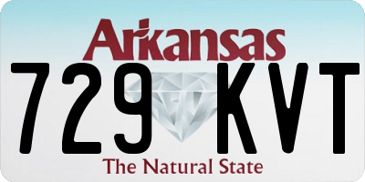 AR license plate 729KVT