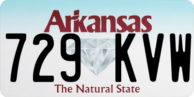 AR license plate 729KVW