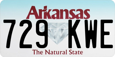 AR license plate 729KWE