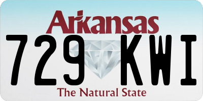 AR license plate 729KWI
