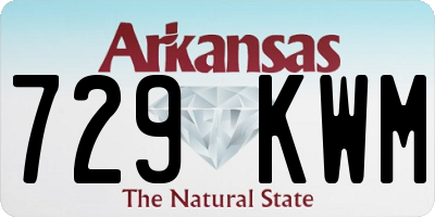 AR license plate 729KWM