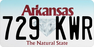 AR license plate 729KWR
