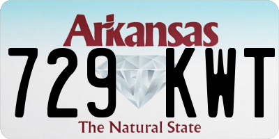 AR license plate 729KWT