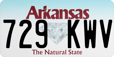 AR license plate 729KWV